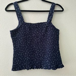 Madewell Lucie Smocked Tank